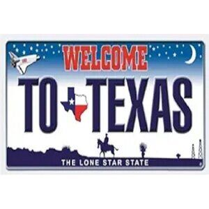 New Welcome to Texas State License Plate Bath Beach Pool Cotton Towel Texan Gift